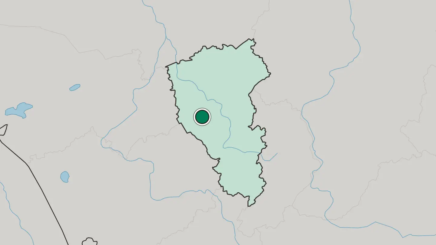 Map of Leninsk-Kuznetsky in Russia