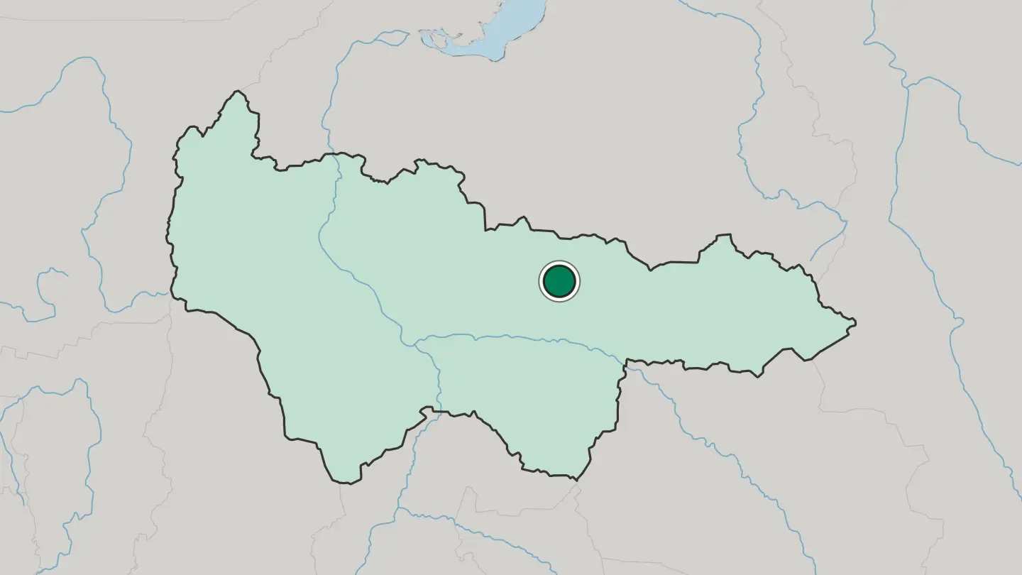Map of Kogalym in Russia