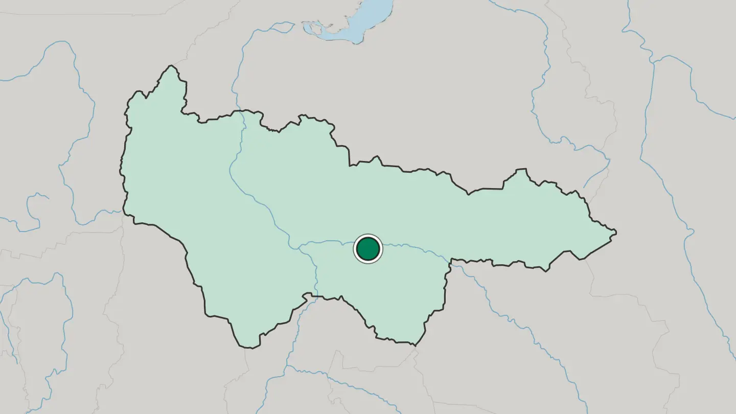 Map of Nefteyugansk in Russia