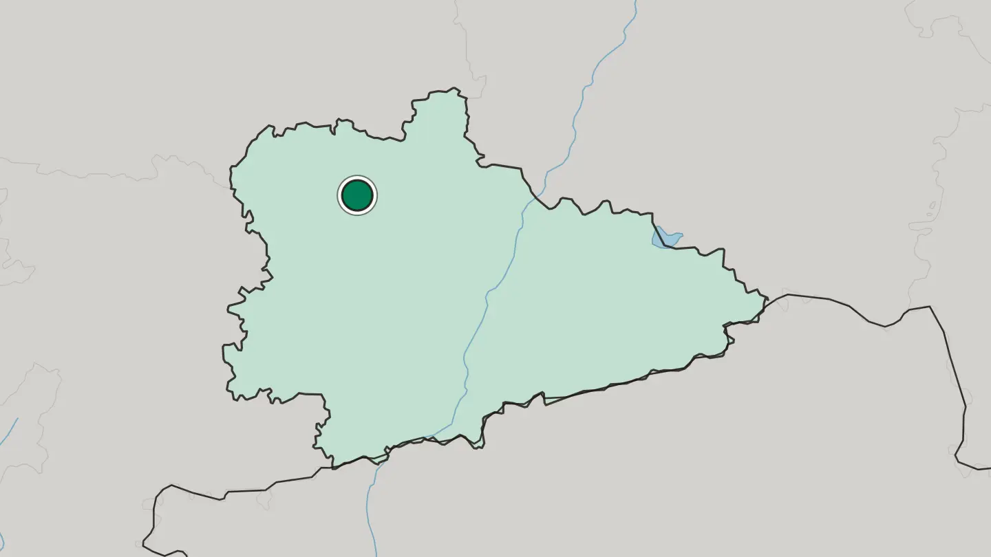 Map of Shadrinsk in Russia