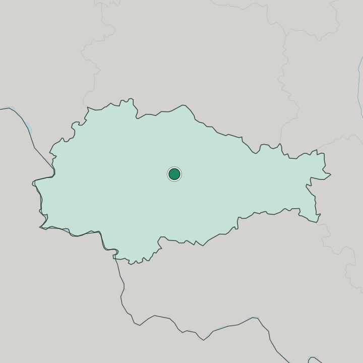 Map showing Kursk — In Kursk Oblast