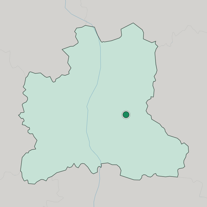 Map showing Lipetsk — In Lipetsk Oblast