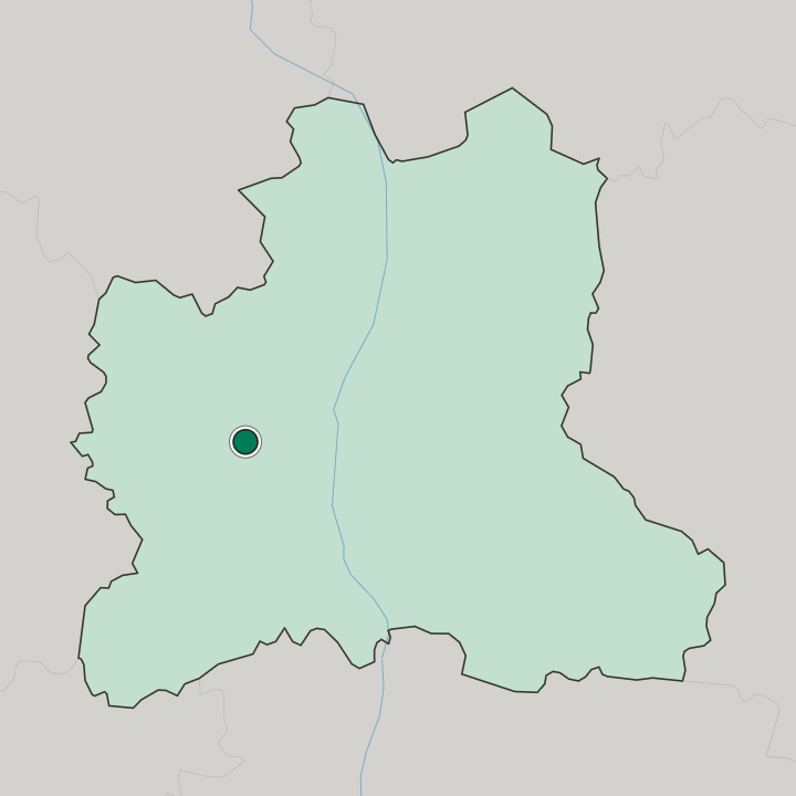 Map showing Yelets — In Lipetsk Oblast