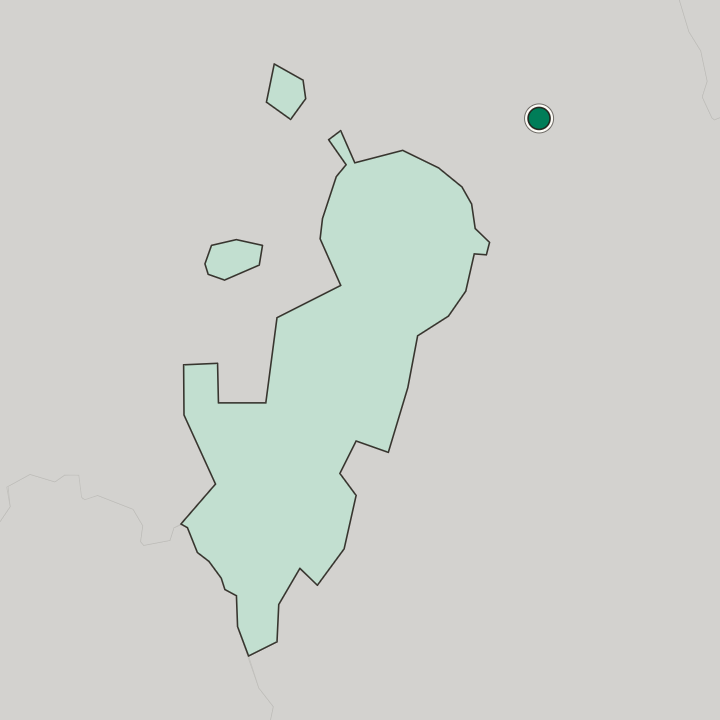 Map showing Fryazino — In Moscow Oblast