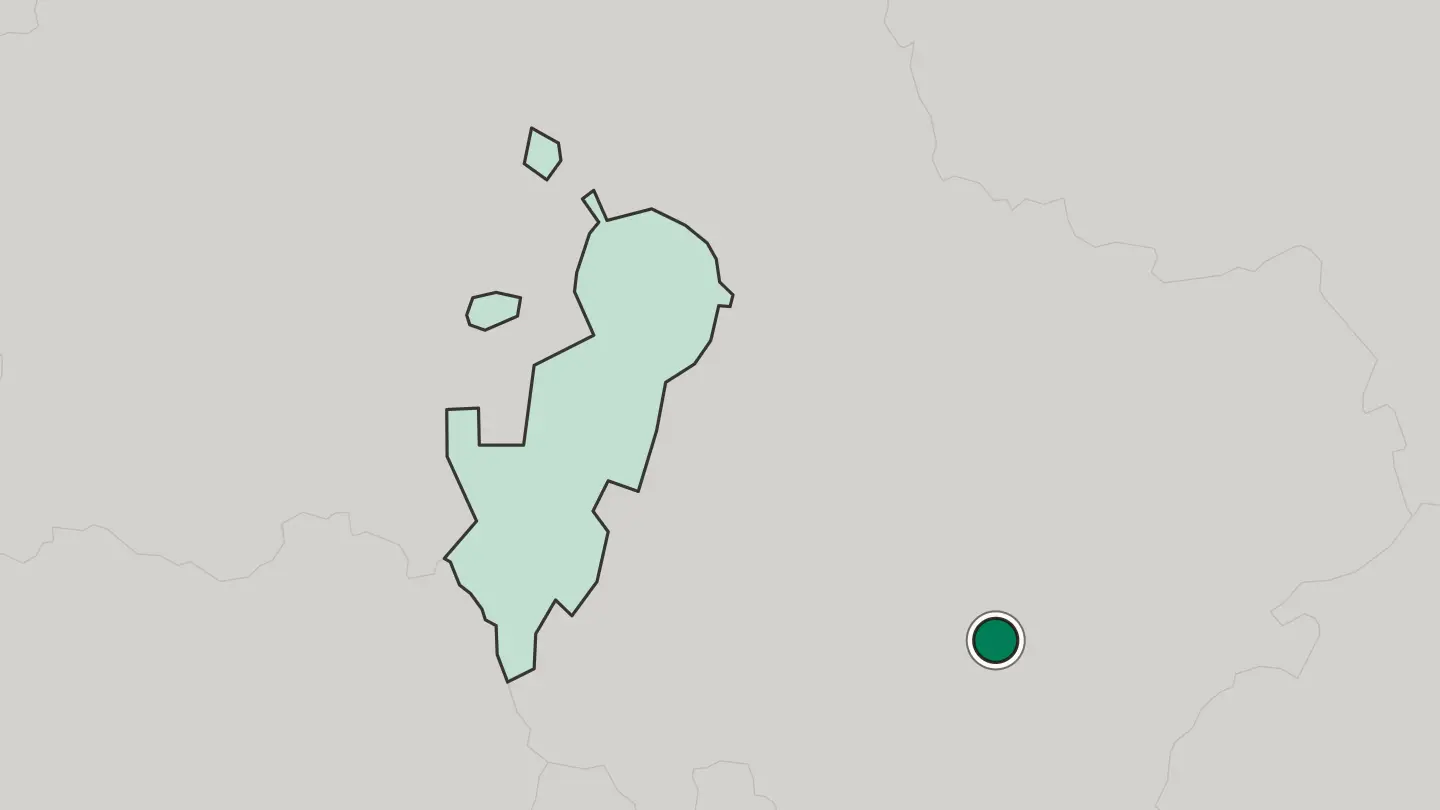 Map of Kolomna in Russia