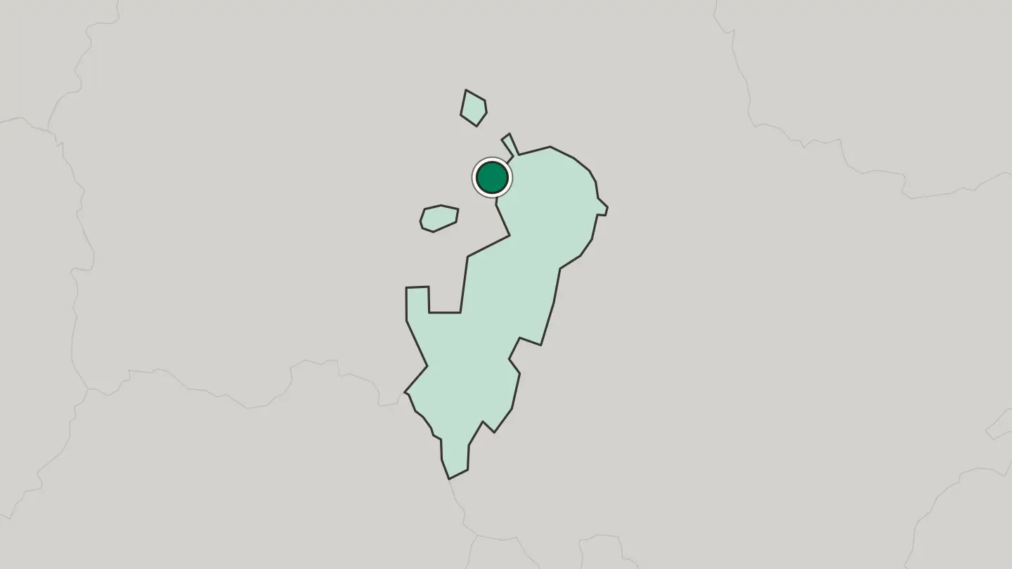 Map of Krasnogorsk in Russia