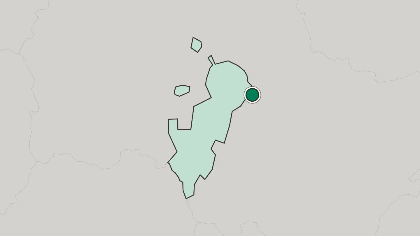 Map of Lyubertsy in Russia