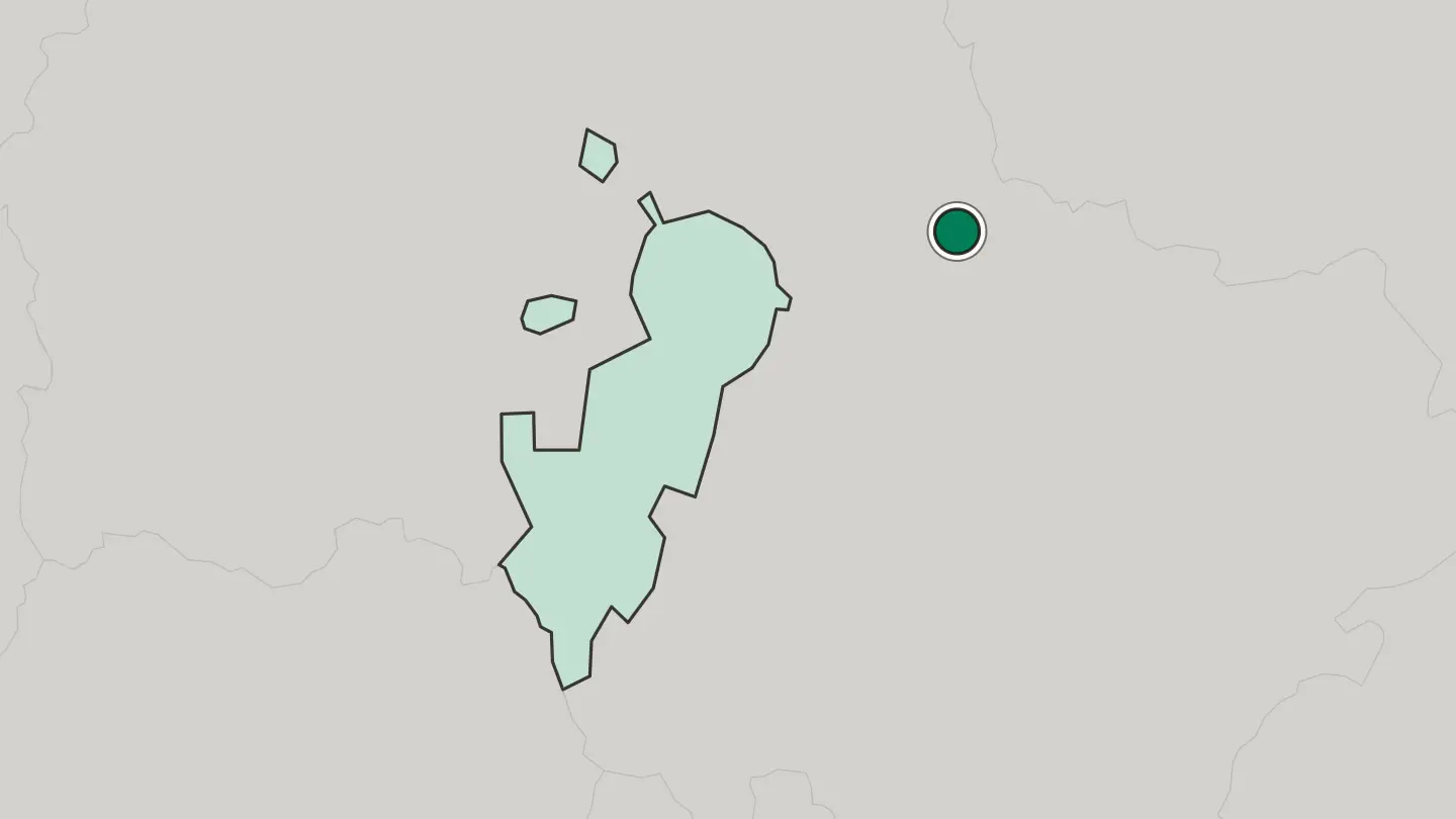 Map of Noginsk in Russia