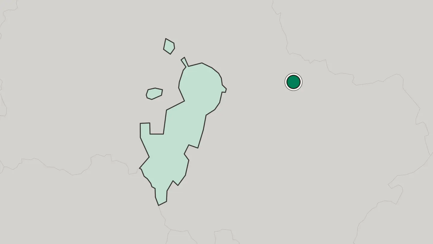 Map of Pavlovskiy Posad in Russia