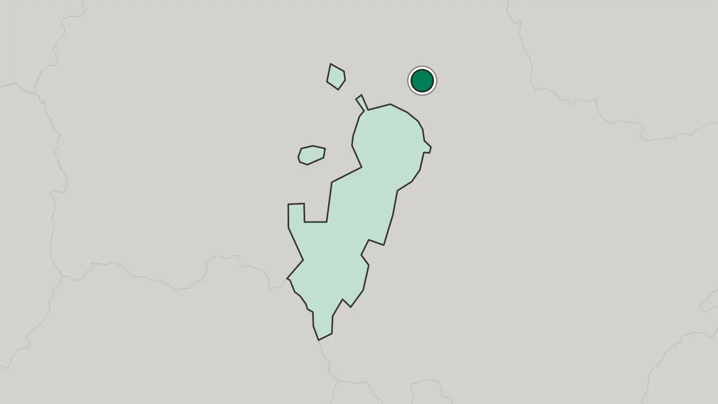 Map of Pushkino in Russia