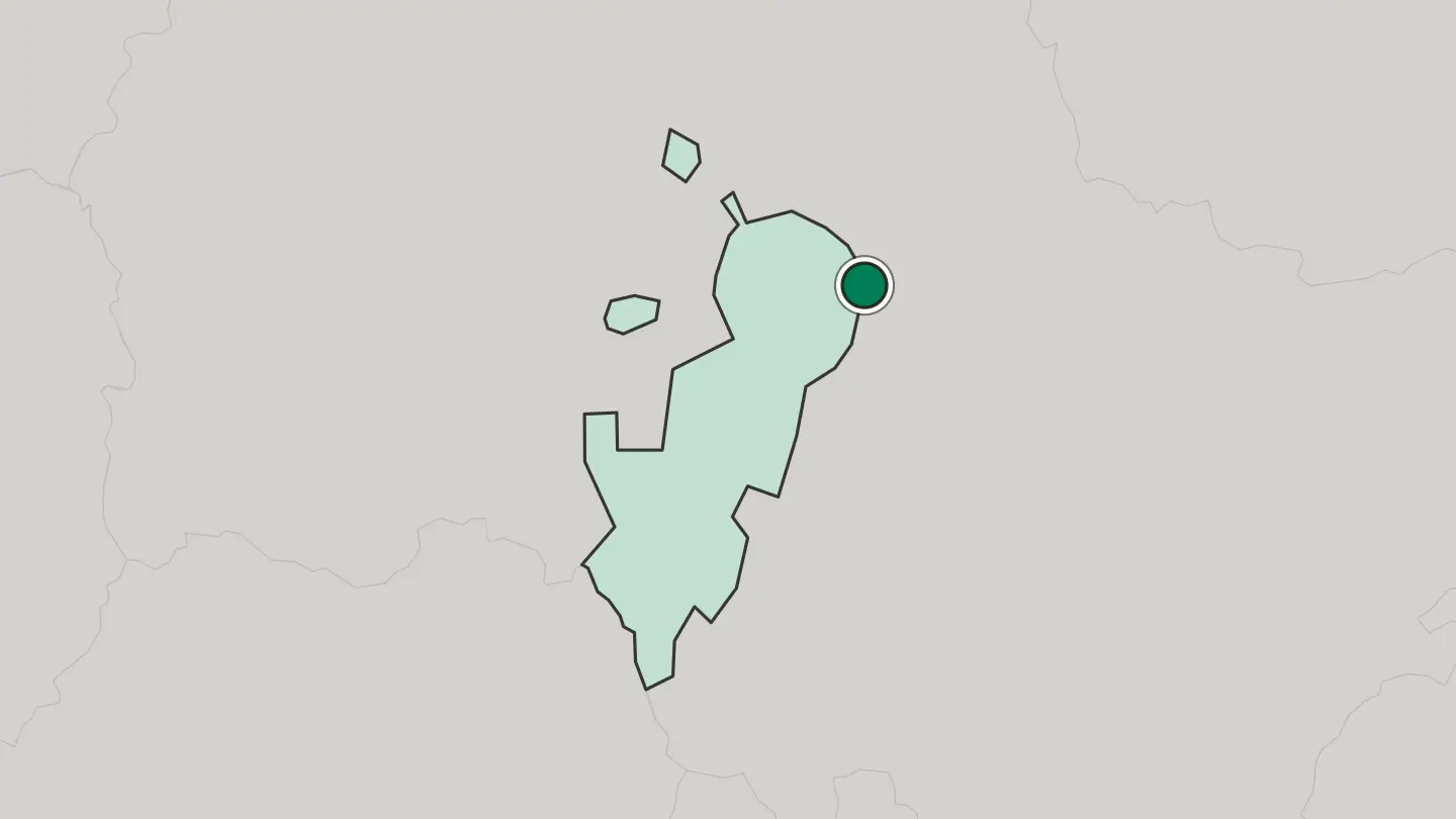 Map of Reutov in Russia