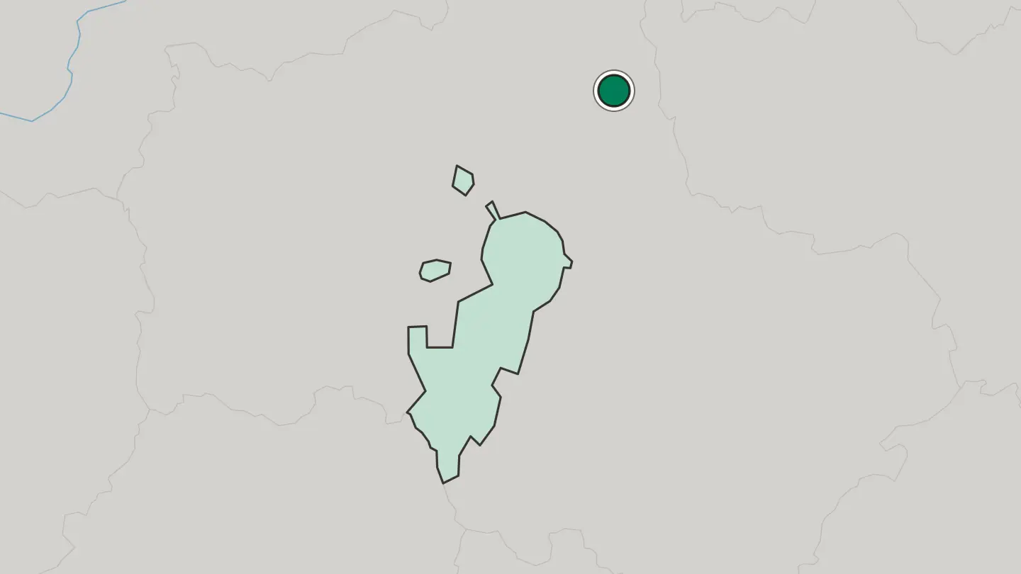 Map of Sergiyev Posad in Russia