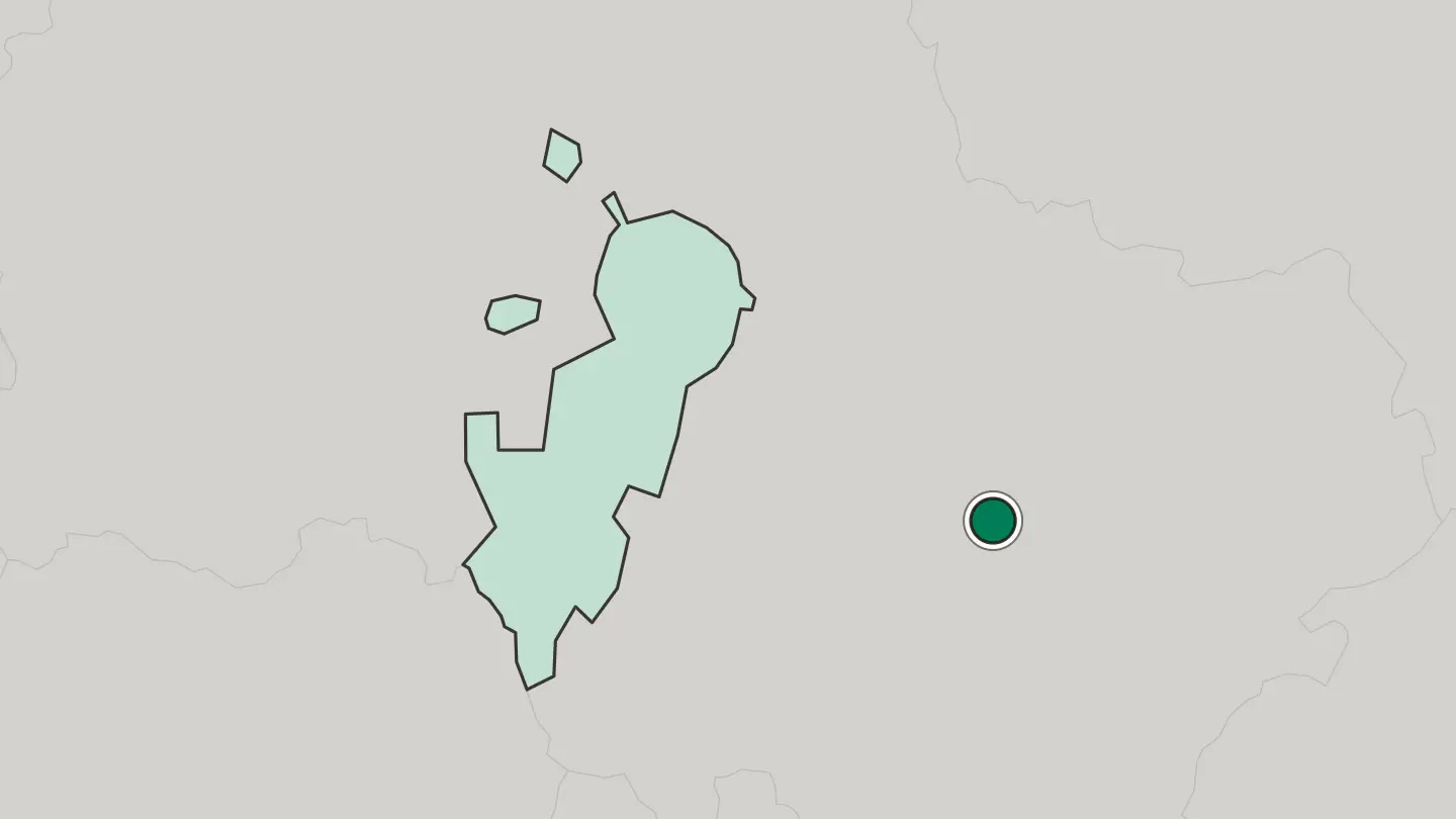Map of Voskresensk in Russia