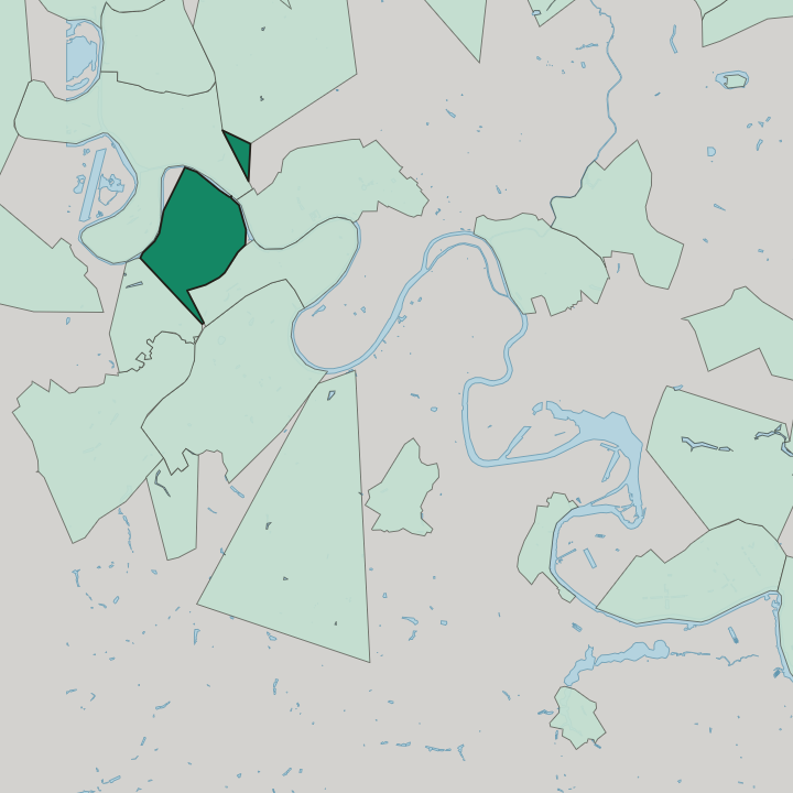 Map showing Fili — In Moscow