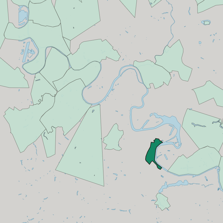 Map showing Kolomenskoye — In Moscow