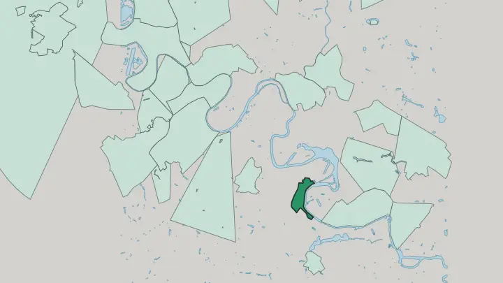 Map of Kolomenskoye in Moscow