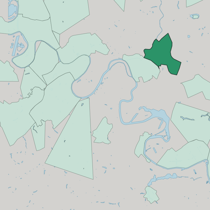 Map showing Lefortovo — In Moscow