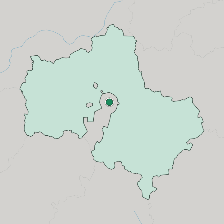 Map showing Moscow — In Moskva