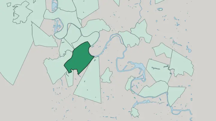 Map of Ramenki in Moscow