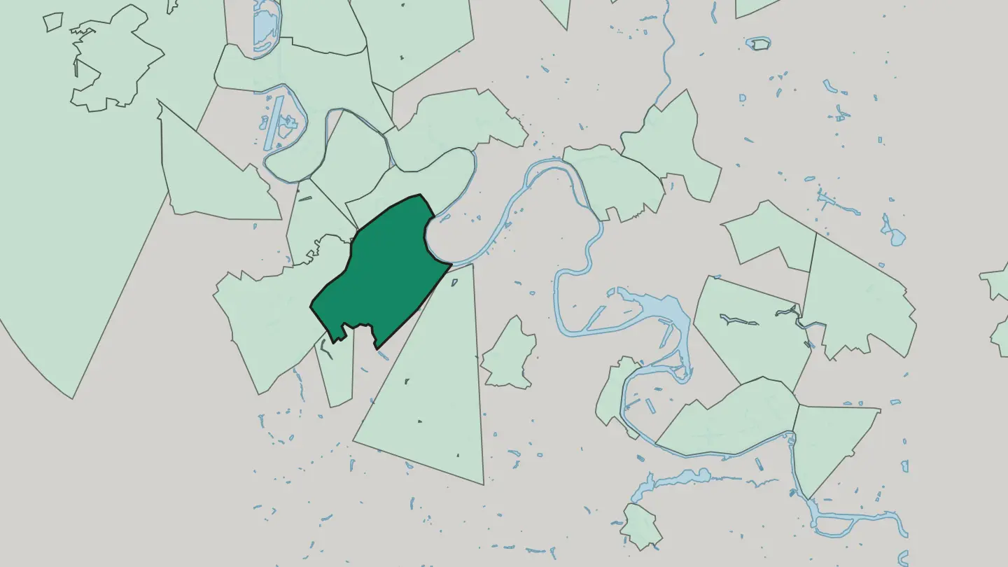 Map of Ramenki in Moscow
