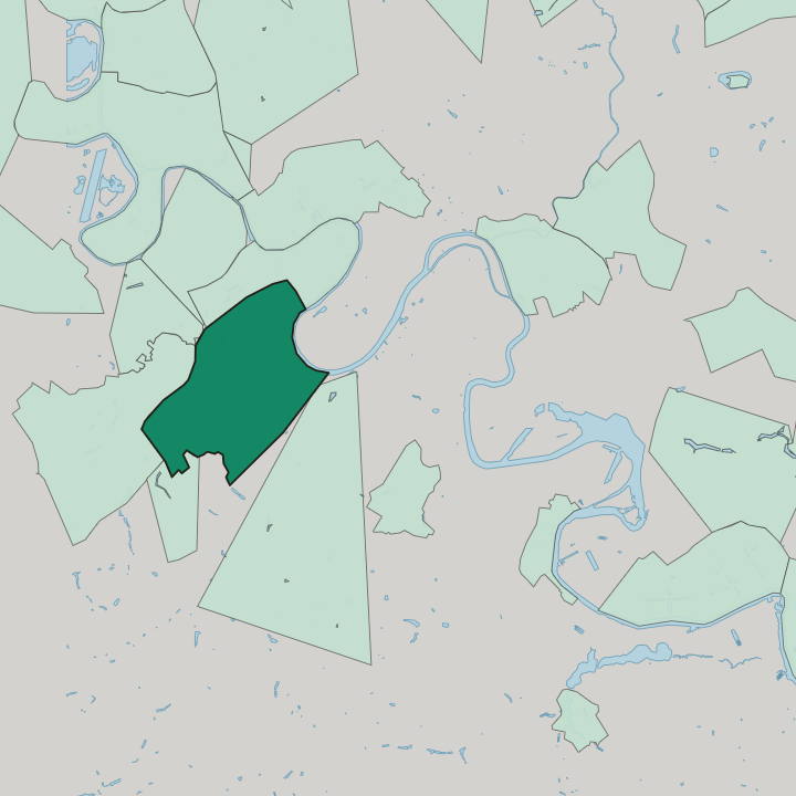 Map showing Ramenki — In Moscow