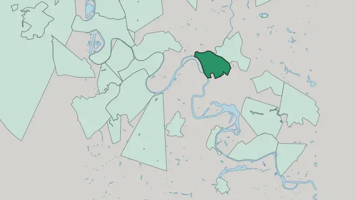 Map of Taganskiy in Moscow