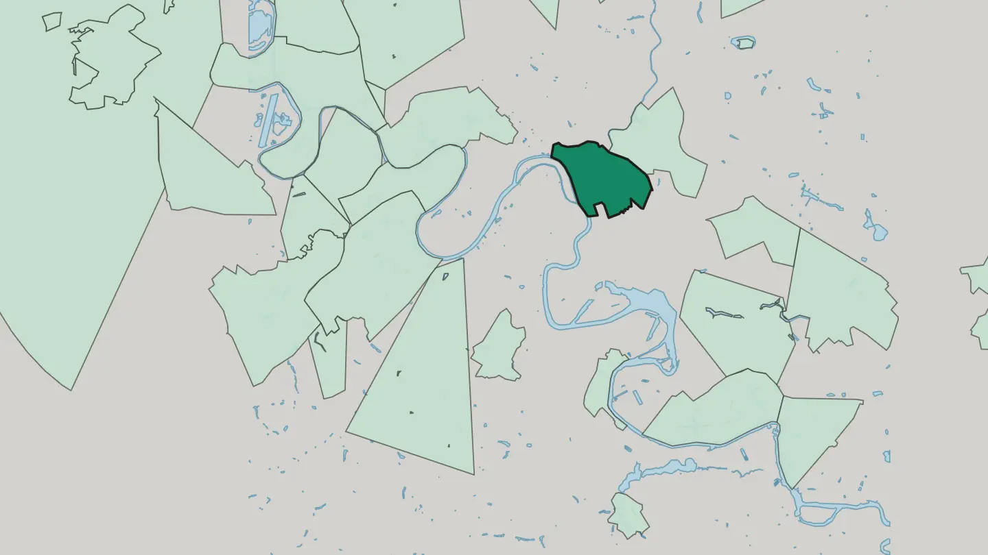 Map of Taganskiy in Moscow