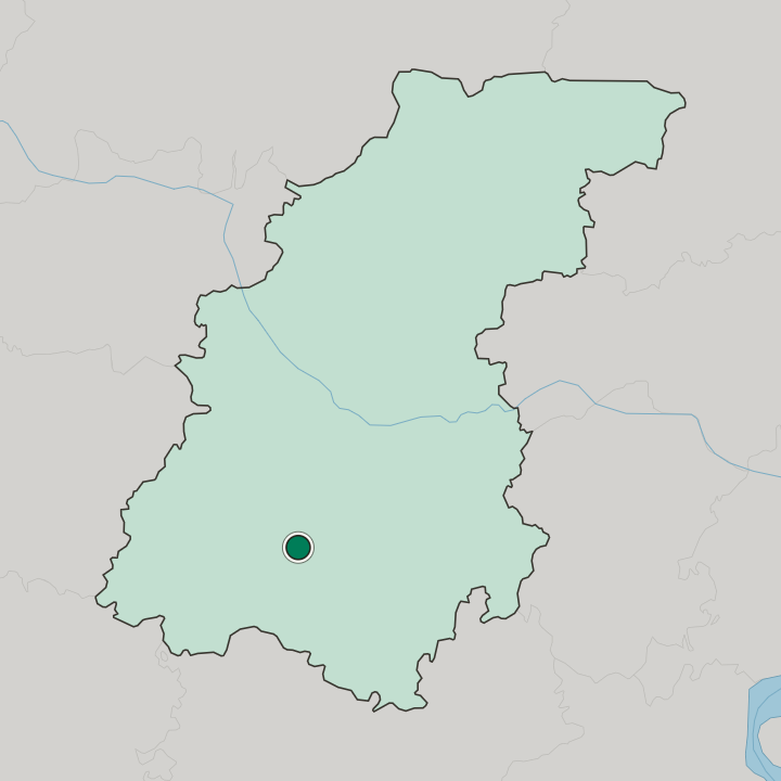 Map showing Arzamas — In Nizhny Novgorod Oblast