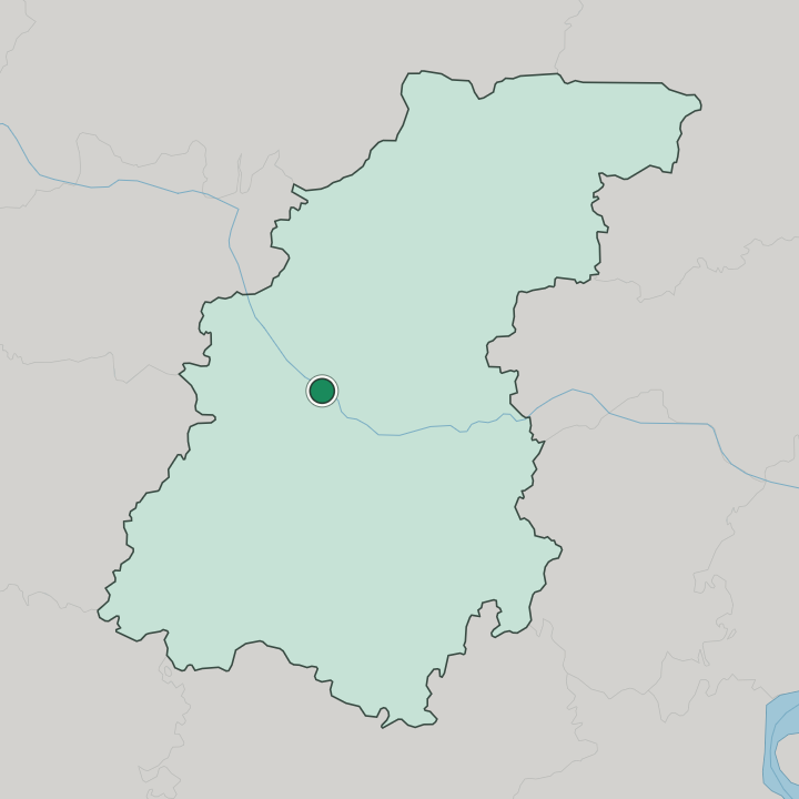 Map showing Krasny prosveschenets — In Nizhny Novgorod Oblast