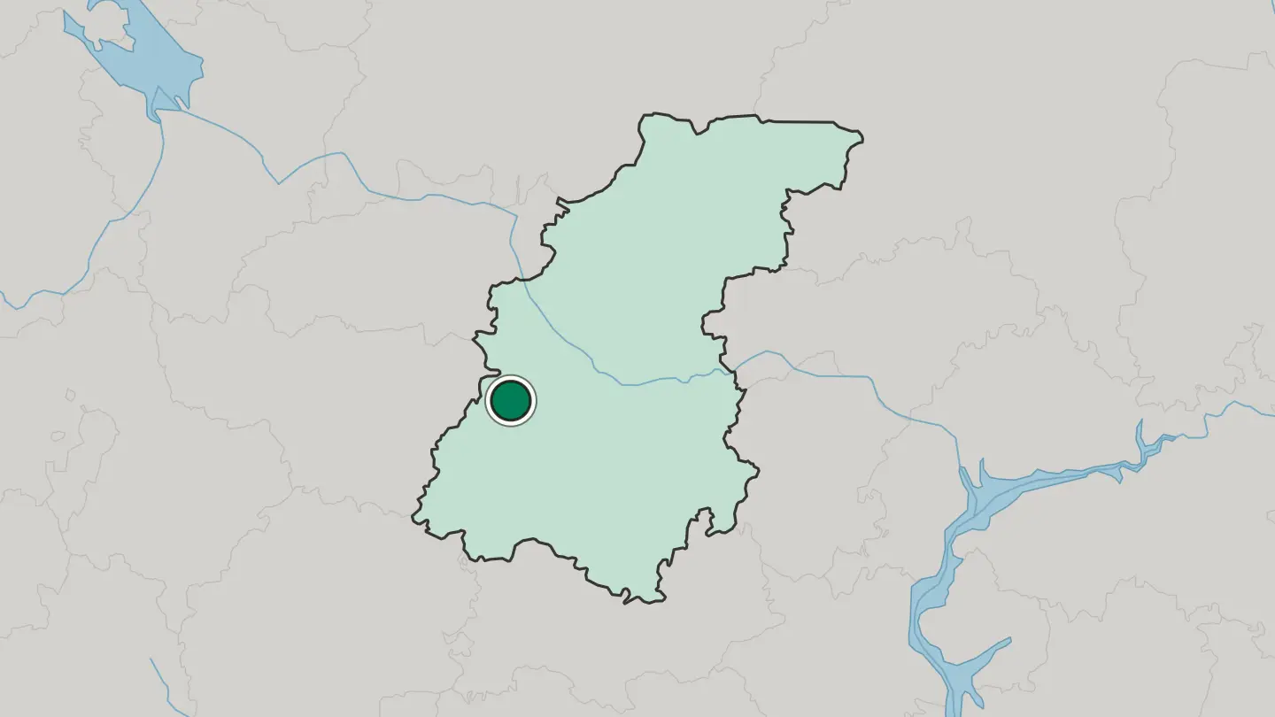 Map of Pavlovo in Russia
