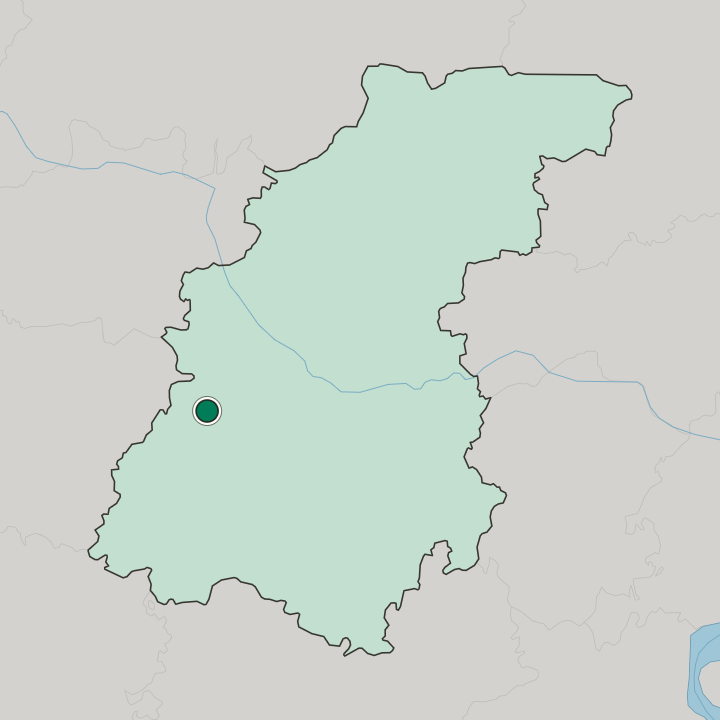 Map showing Pavlovo — In Nizhny Novgorod Oblast