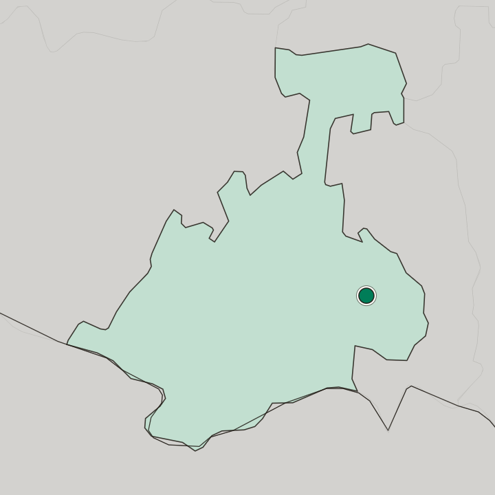 Map showing Vladikavkaz — In North Ossetia-Alania