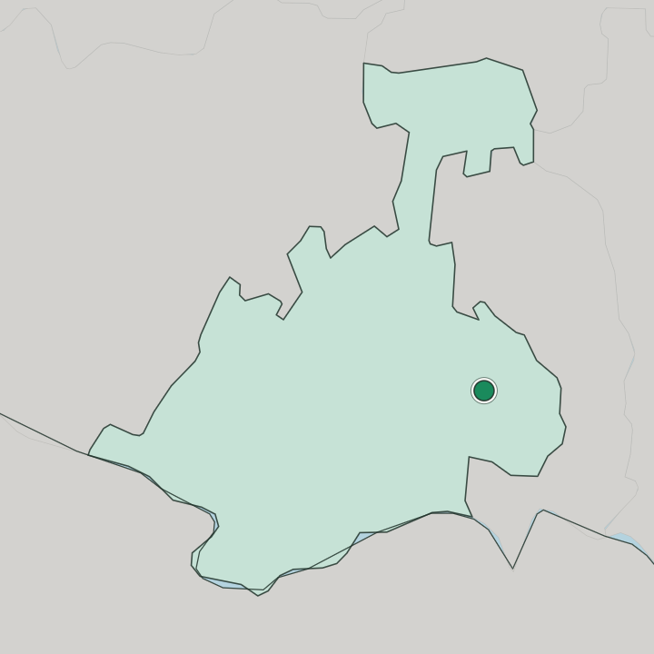 Map showing Vladikavkaz — In North Ossetia-Alania