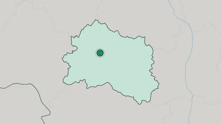 Map of Orël in Russia
