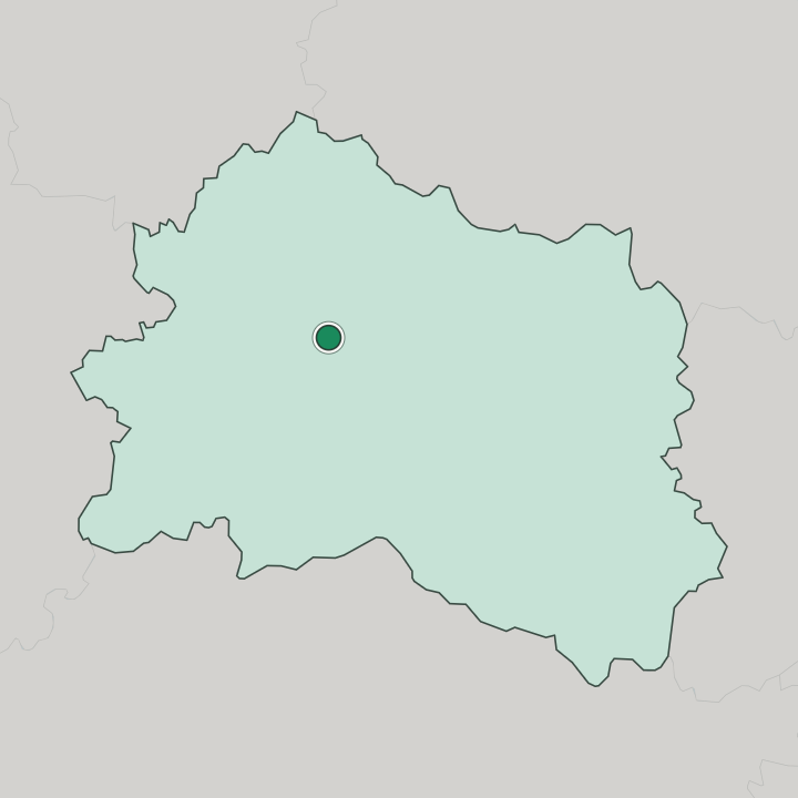 Map showing Orël — In Oryol Oblast