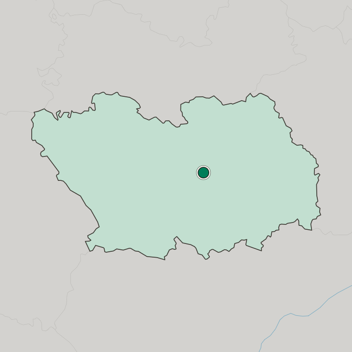 Map showing Penza — In Penza Oblast