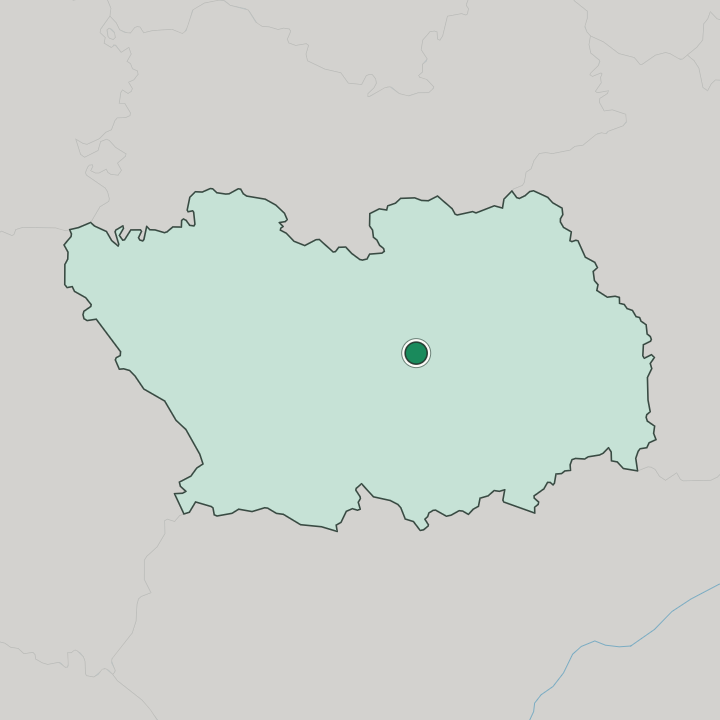 Map showing Penza — In Penza Oblast
