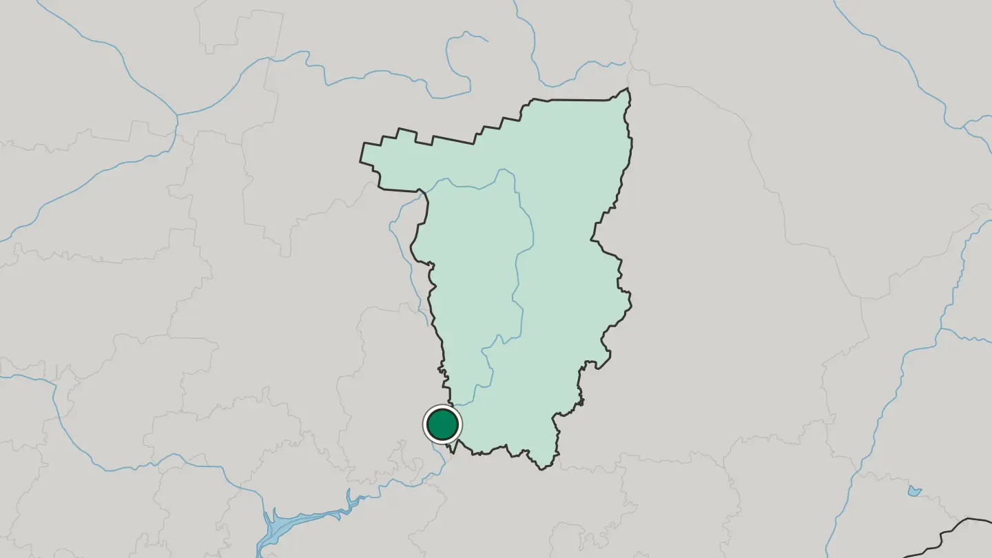 Map of Chaykovskiy in Russia