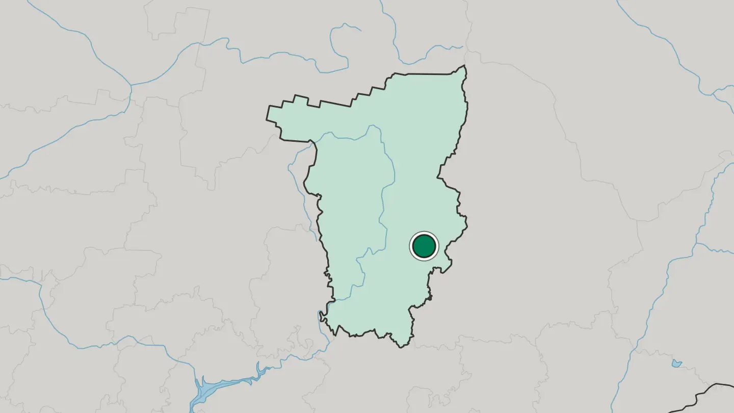 Map of Lys’va in Russia