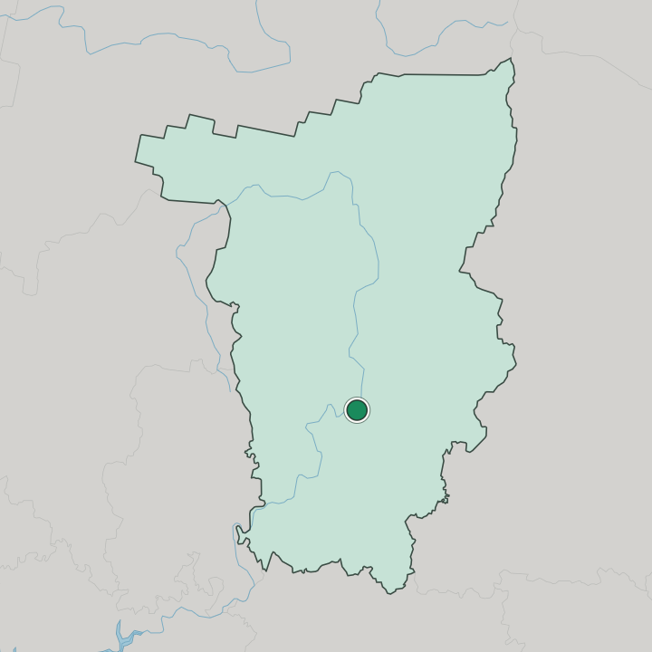 Map showing Perm — In Perm Krai