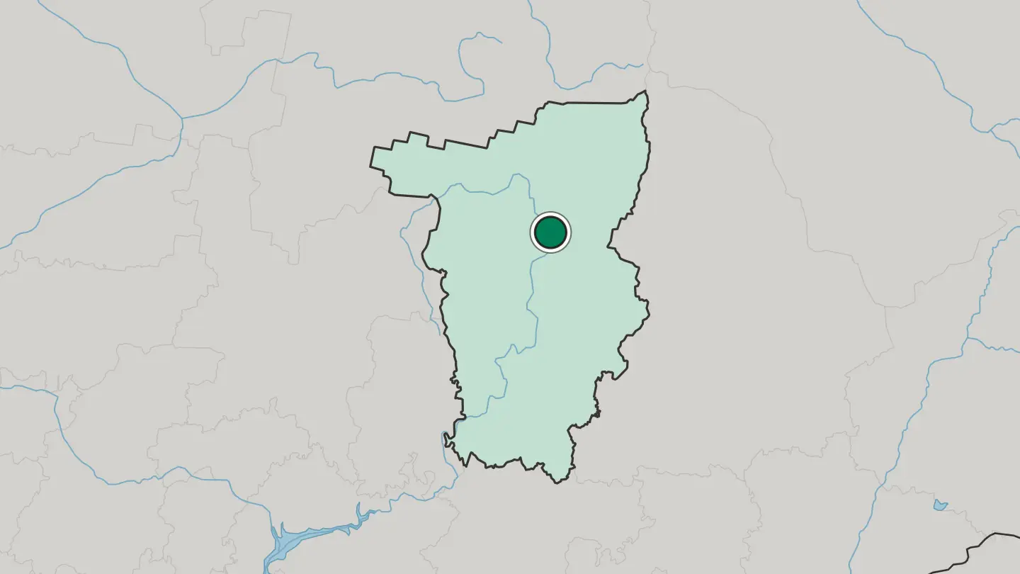 Map of Solikamsk in Russia