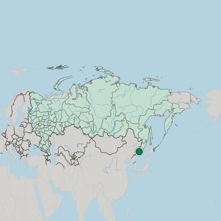 Map showing Sovetsky district — In Russia