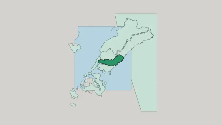 Map of Leninsky City District, Vladivostok in Vladivostok