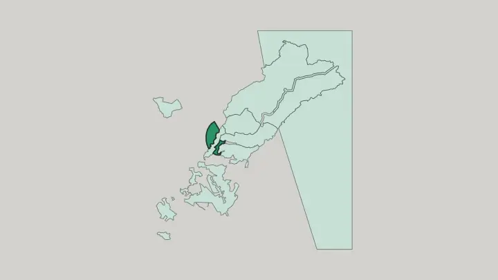 Map of Millionka in Vladivostok