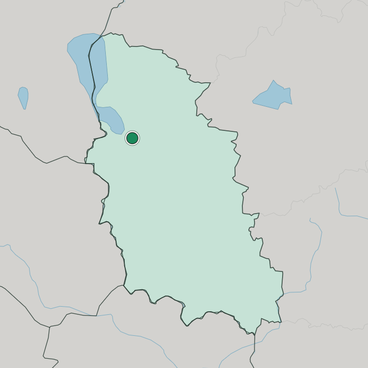 Map showing Pskov — In Pskov Oblast