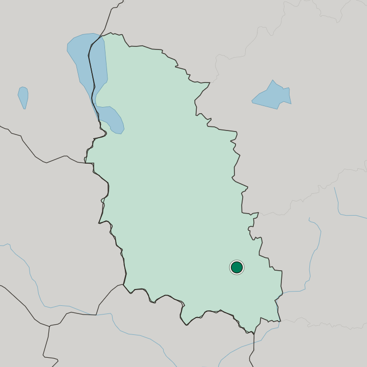 Map showing Velikiye Luki — In Pskov Oblast