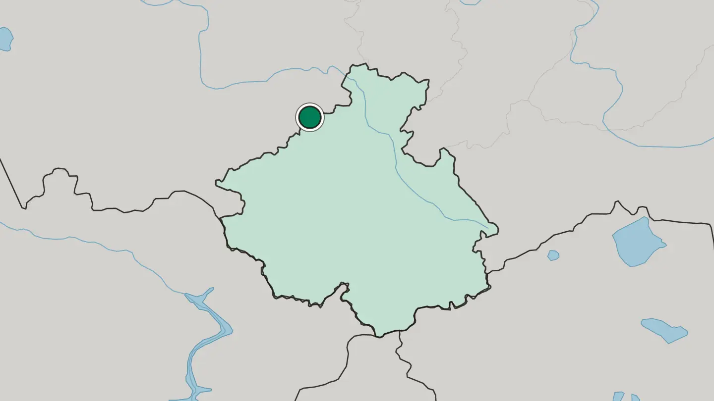 Map of Gorno-Altaysk in Russia