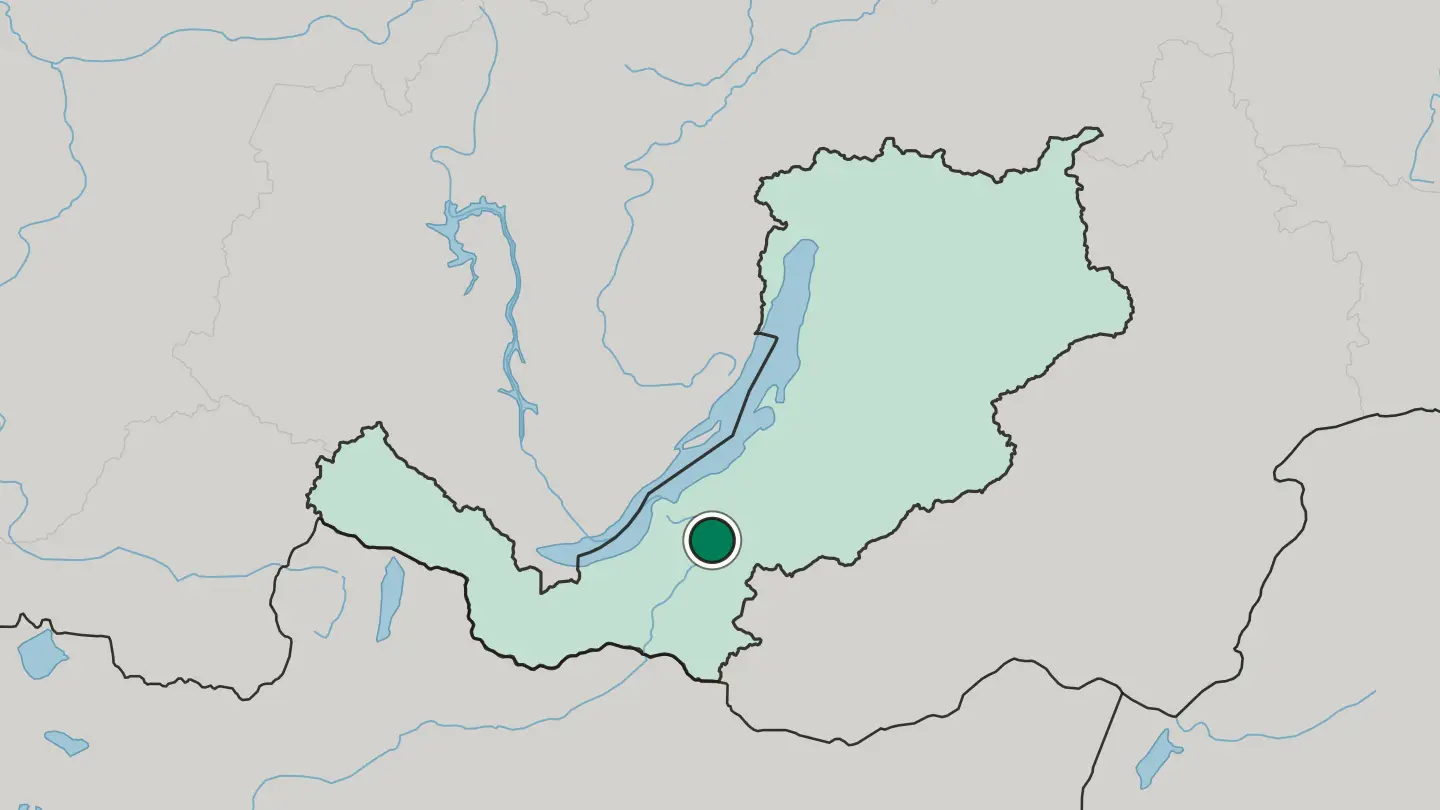 Map of Ulan-Ude in Russia
