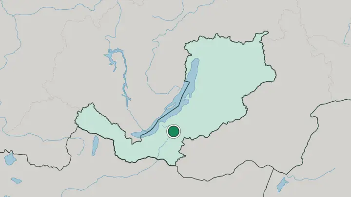 Map of Ulan-Ude in Russia
