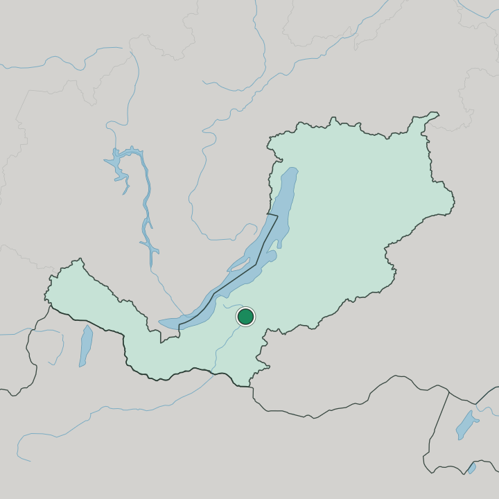 Map showing Ulan-Ude — In Respublika Buryatiya